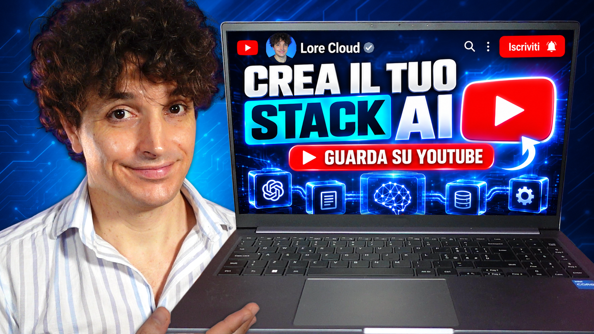 Lore Cloud: crea il tuo stack AI, guarda su YouTube